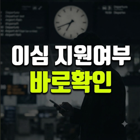 해외여행 통신비 반토막 내는 이심(eSIM) l 지원 기종 확인방법