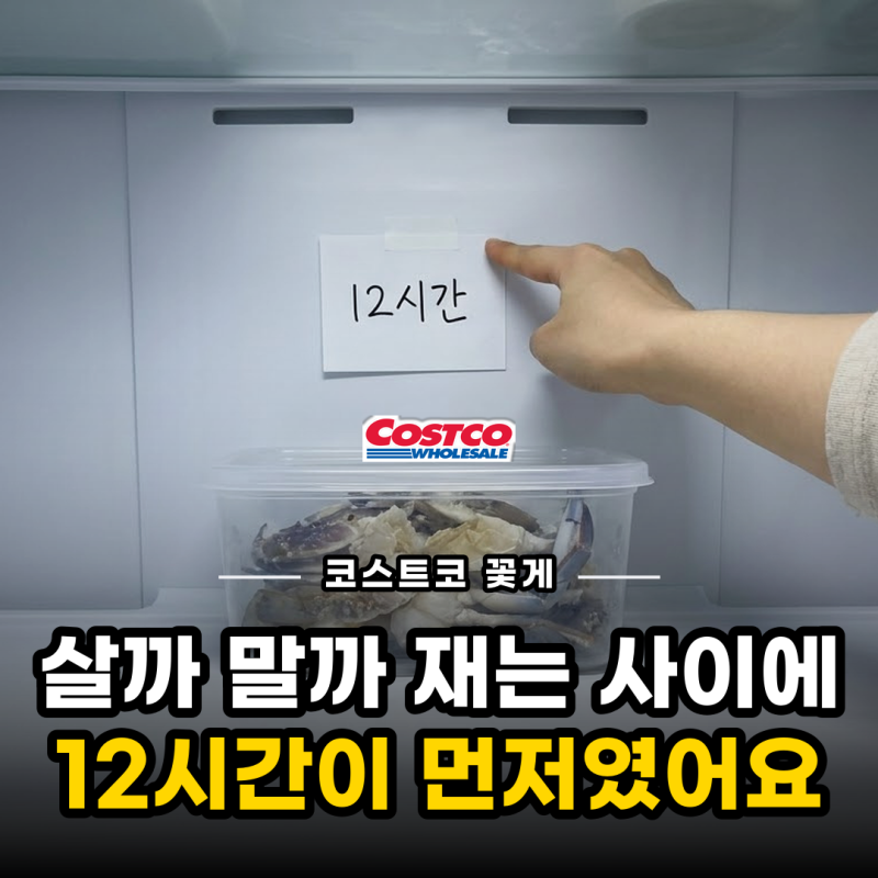 코스트코 꽃게 살까 말까 고민만 했는데.. 정작 급한 건 꽃게 찌는 법이었어요