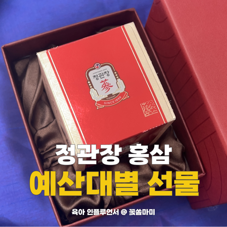 추석명절 명절선물세트 추천, 예산별 정관장 홍삼 선물세트 비교