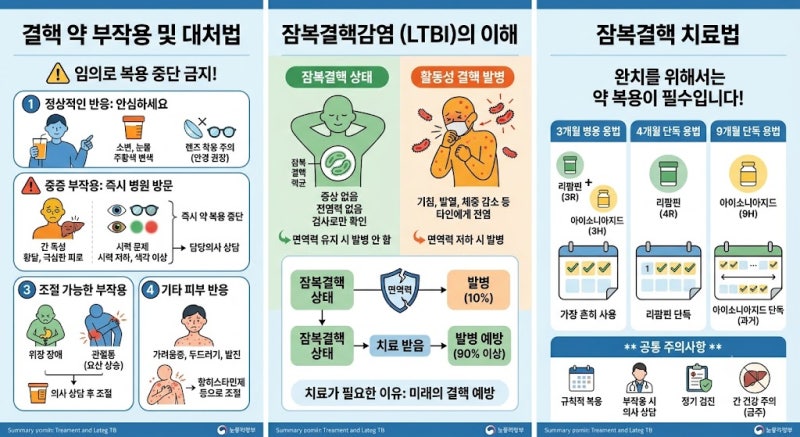 가족이나 직장 동료가 결핵 진단을 받았다면 전염가능성은?