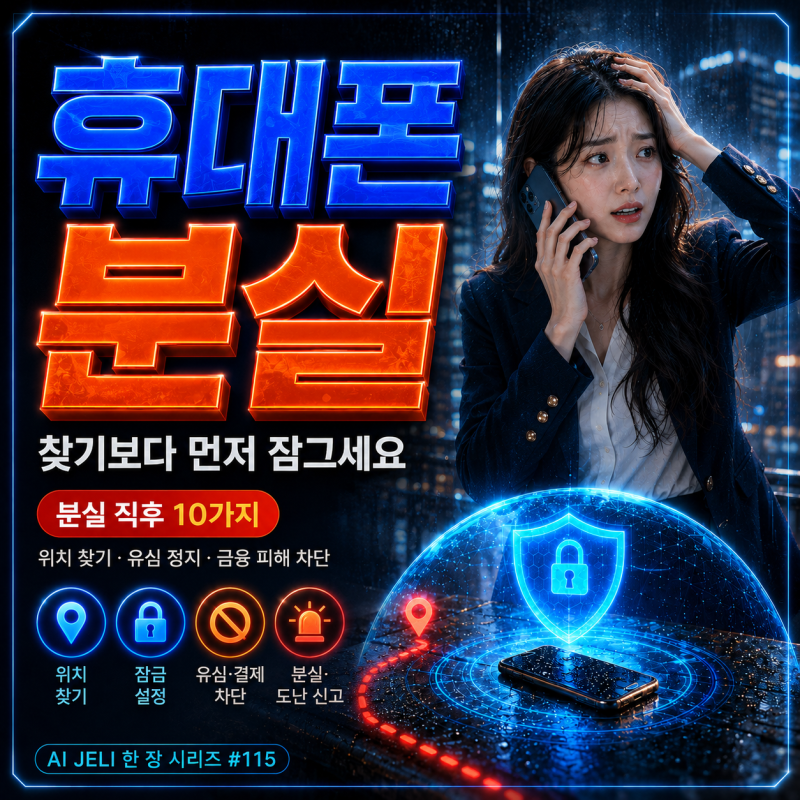휴대폰을 잃어버렸을 때 가장 먼저 해야 할 일 10가지 위치 찾기·분실 신고·유심 정지·금융 ....