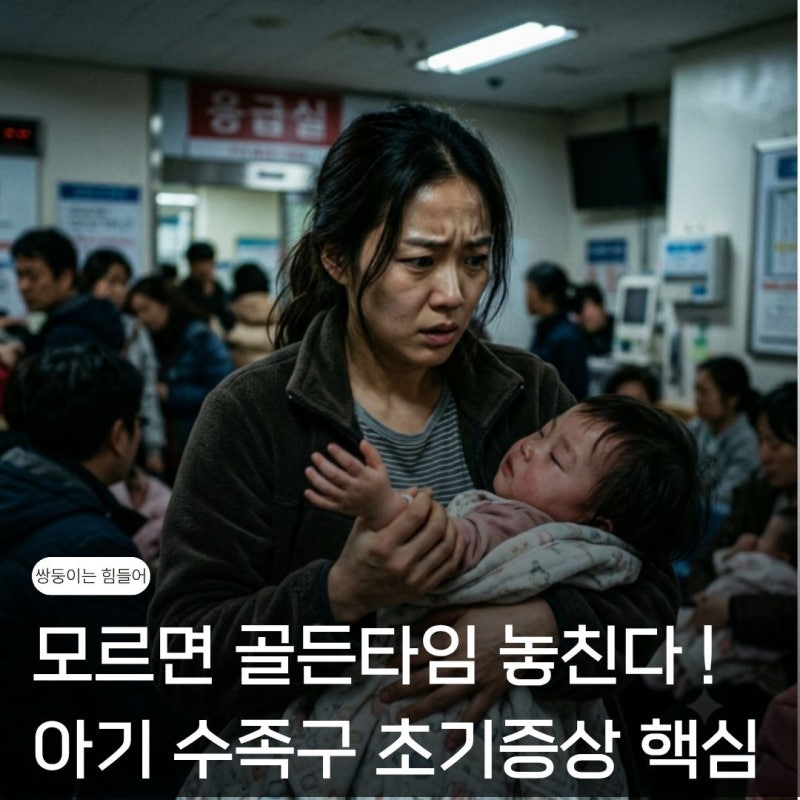 모르면 골든타임 놓친다! 아기 수족구 초기증상, 핵심 정보 반드시 알아두세요!