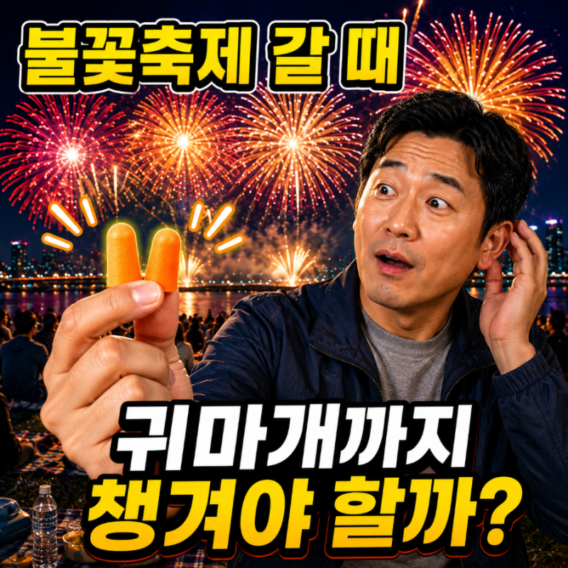 불꽃축제 갈 때 귀마개까지 챙겨야 할까? 생각보다 중요한 귀 건강