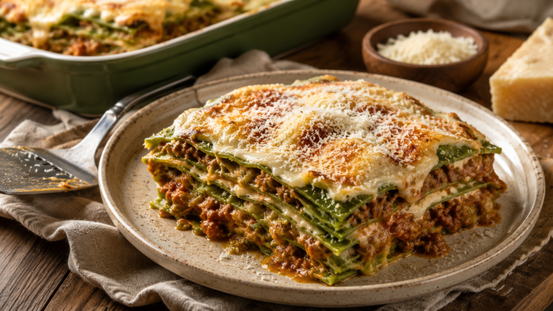 라자냐 베르데 알라 볼로녜제 와 초간단 가지 라자냐 레시피 공유(Lasagna verde alla bolognese e lasa....