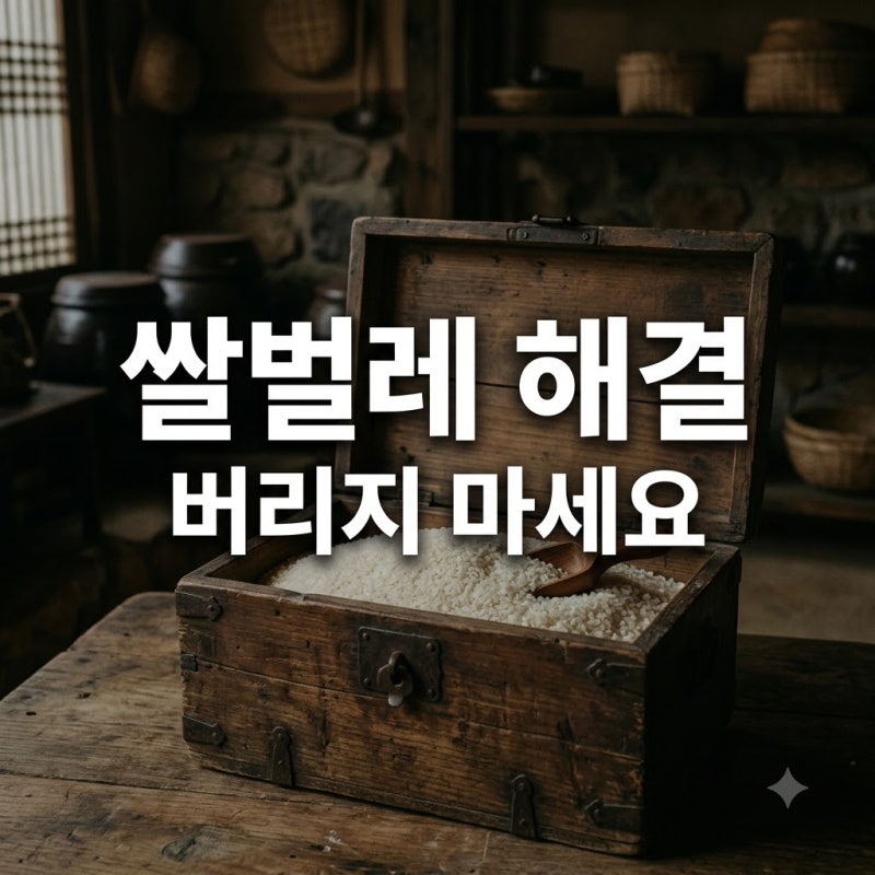"버리긴 아까운데.." 쌀벌레 생긴 쌀, 진짜 먹어도 되는지 확인해보니..