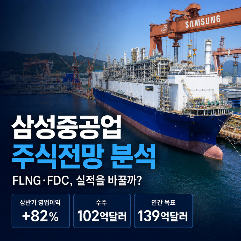 삼성중공업 주식전망 분석, 2만 원대 주가보다 먼저 봐야 할 4가지 숫자