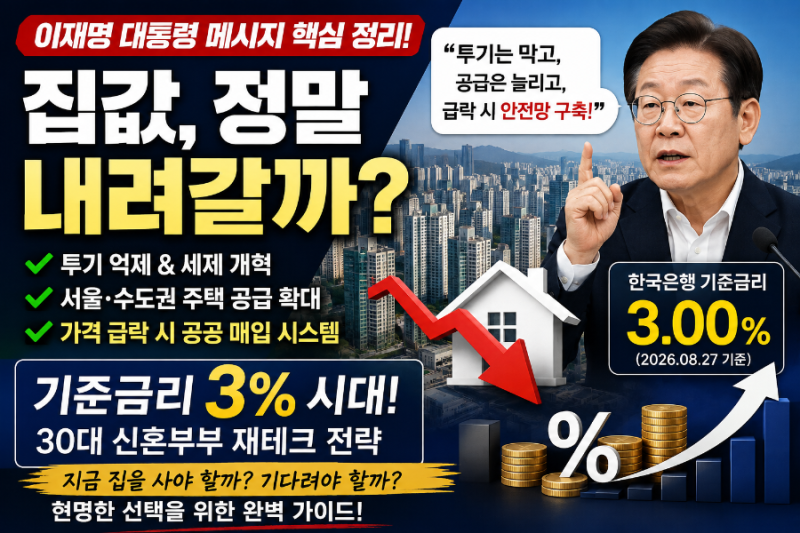 이재명 대통령의 부동산 경고, 집값은 정말 내려갈까?