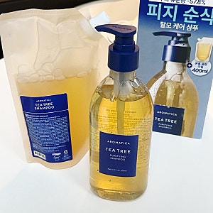 올리브영 샴푸 추천 여름철 떡지고 가려운 두피엔 아로마티카 티트리 퓨리파잉 샴푸