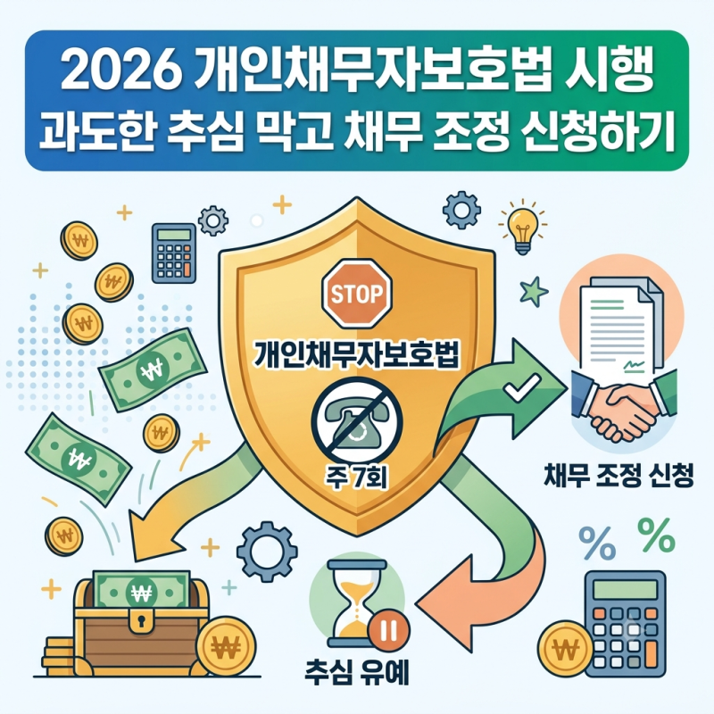 2026년 개인채무자보호법 시행 후 과도한 추심 막는 법과 채무 조정 신청 가이드
