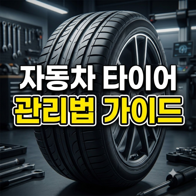자동차 타이어 종류부터 교체 수명 확인까지 관리법 가이드