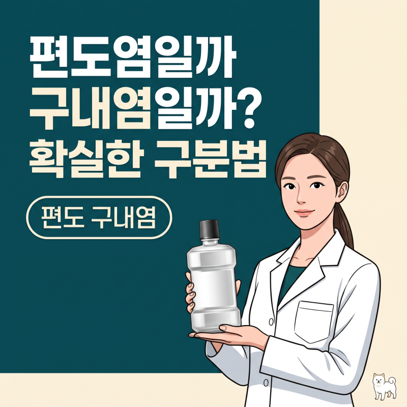 편도구내염 양상, 편도염일까 구내염일까 명확한 구분법