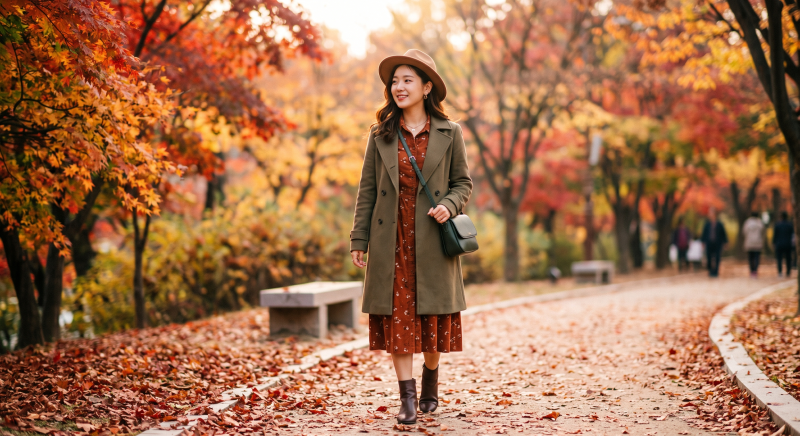 [가을 원피스 추천 & 코디] 체형별·상황별 분위기 있는 가을 룩 완성하기