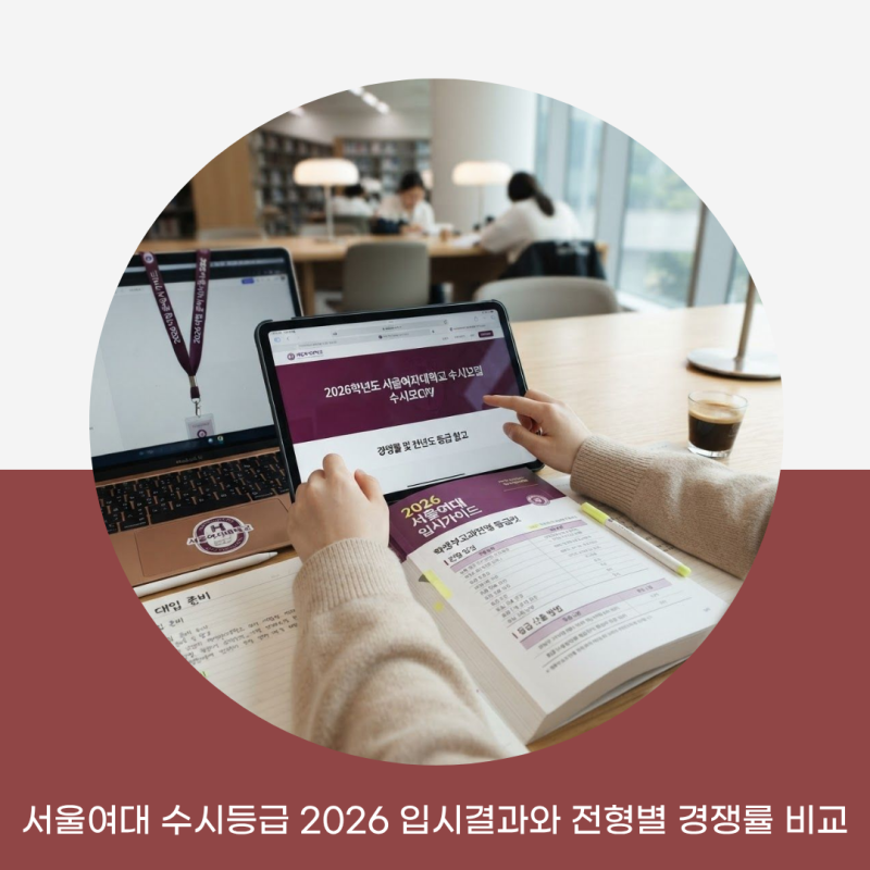 서울여대 수시등급 2026 입시결과와 전형별 경쟁률 비교