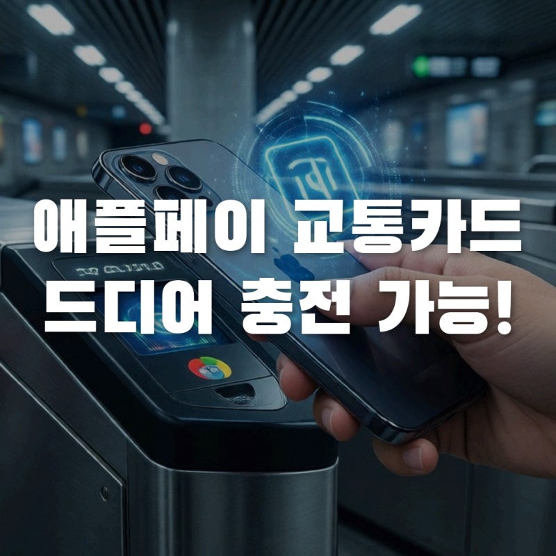 애플페이 교통카드 충전, 드디어 '현대카드' 지옥에서 탈출합니다 (feat. 카카오페이 연동)