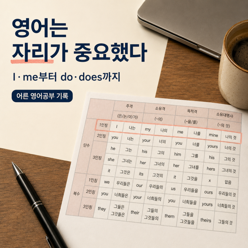 일반동사 부정문과 의문문, do와 does가 아직도 헷갈리는 어른의 영어 복습