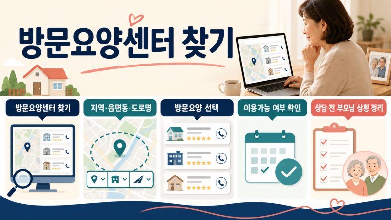 방문요양센터 찾기, 국민건강보험공단 검색에서 먼저 확인할 항목