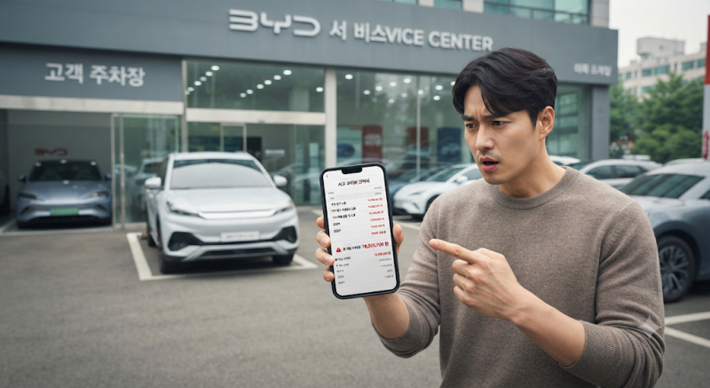 BYD 사고 수리비 폭탄 및 AS 실태 점검