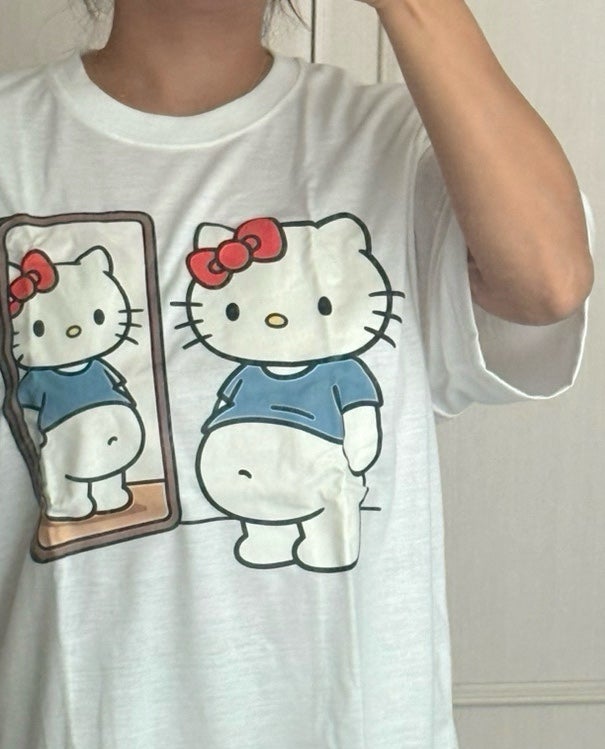 임산부 배나온키티 티셔츠 알리익스프레스 구매후기 사이즈꿀팁