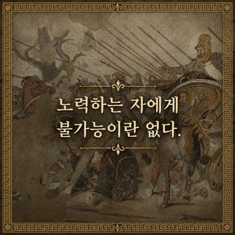 나는 승리를 훔치지 않겠다 | '알렉산더 대왕'의 명언