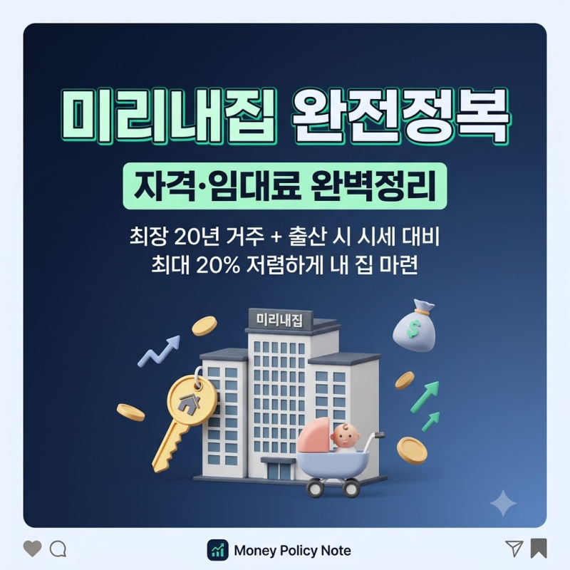 미리내집 자격·임대료 완벽정리｜아이 낳으면 20년 거주 후 분양전환까지