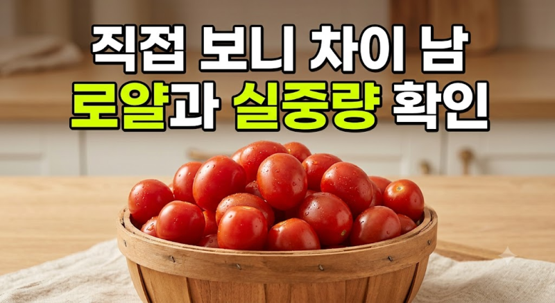 대추방울토마토 2kg 최저가로 상큼하게 챙겨본 솔직 후기
