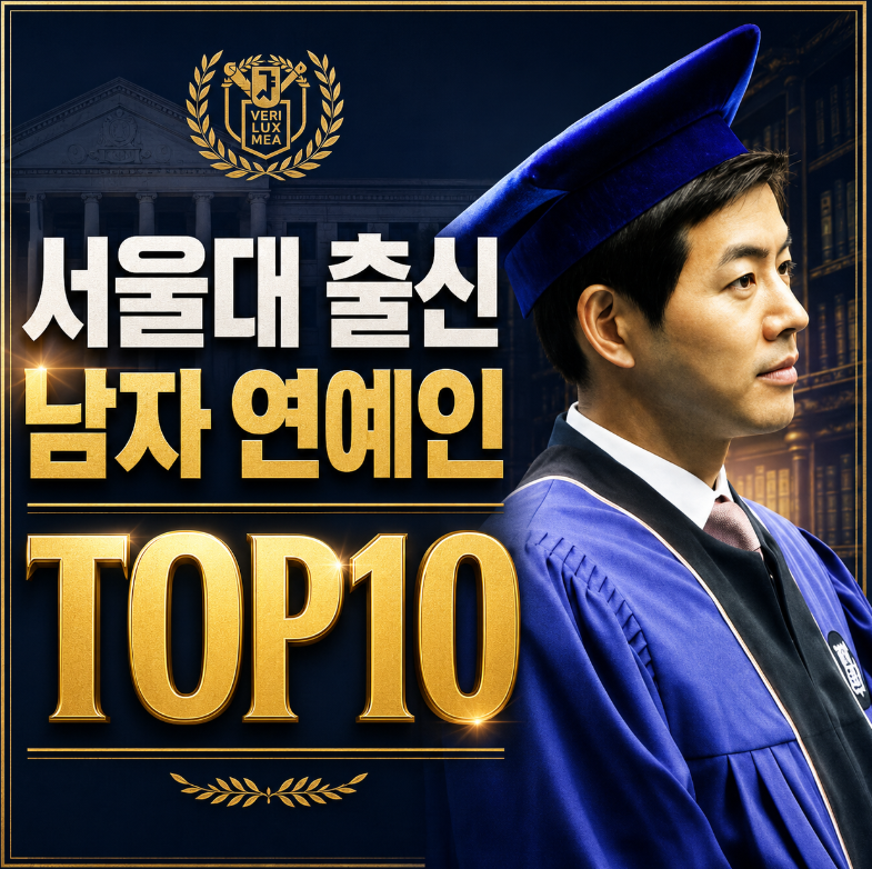 "이상윤만 있는 줄 알았는데"…서울대 출신 남자 연예인 TOP5
