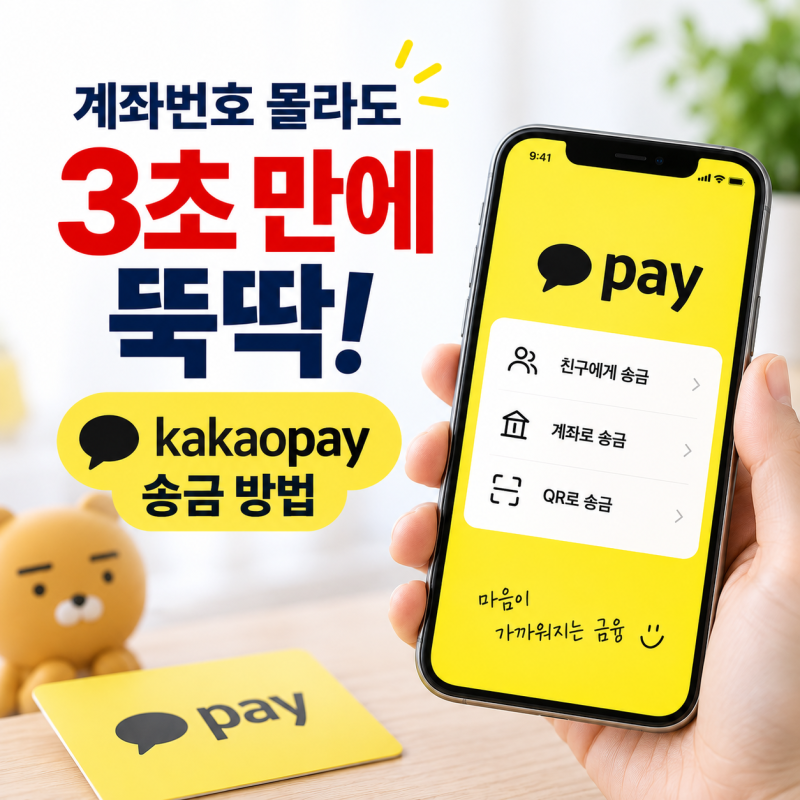 "계좌번호 몰라도 3초 만에 뚝딱!" 카카오페이 송금 방법 완벽 마스터 (친구 송금부터 계좌 송....
