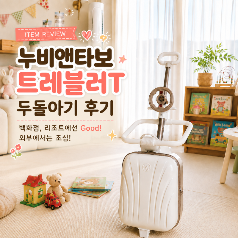 [육아템후기] 유모차 거부하던 두돌 아기, 누비앤타보 트래블러 T 후기｜안아병 때문에 결국 ....