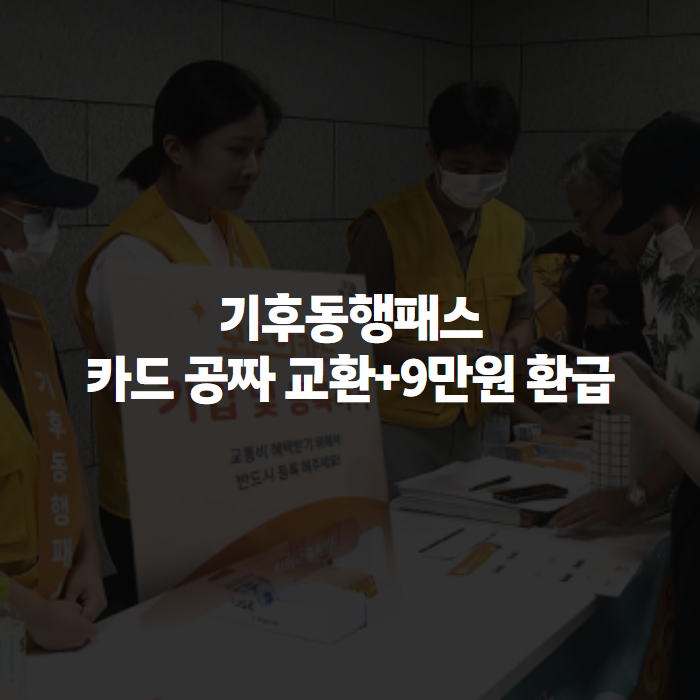 기후동행패스 발급방법과 무료 카드교환, 기후동행카드 오래 쓴 제가 직접 해봤습니다