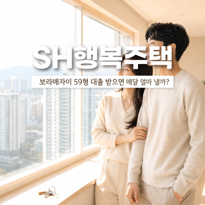 서울 행복주택 2차 신혼부부 보라매자이 59형 공가 단지별 보증금 비교