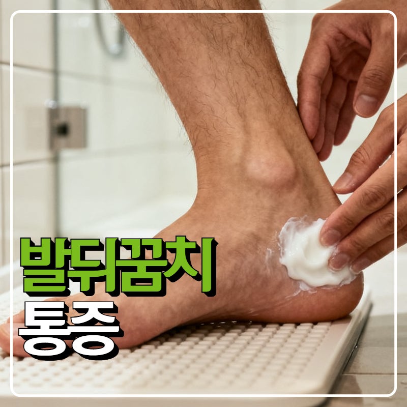 발뒤꿈치 통증, 갈라짐 가려움까지 동반한다면