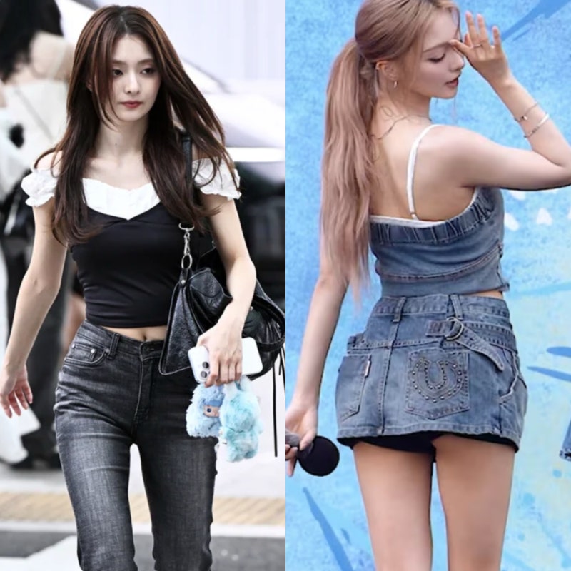 "도도함 1000%" 고양이상 여돌 원탑, 이나경 레전드 착장 모음zip!