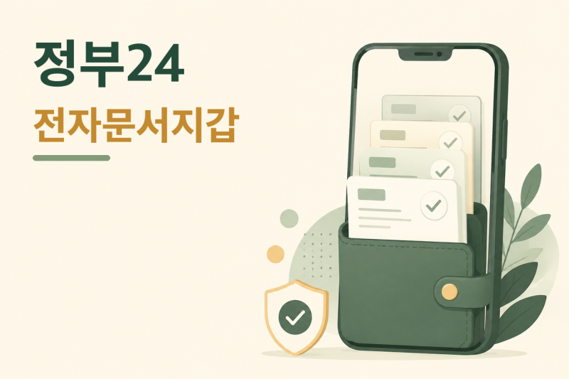 정부24 전자문서지갑 사용법과 주의할 점