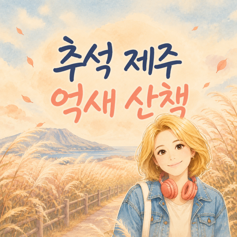 2026 가을 제주 억새 명소 5곳, 추석 연휴 혼자 걷기 좋은 곳