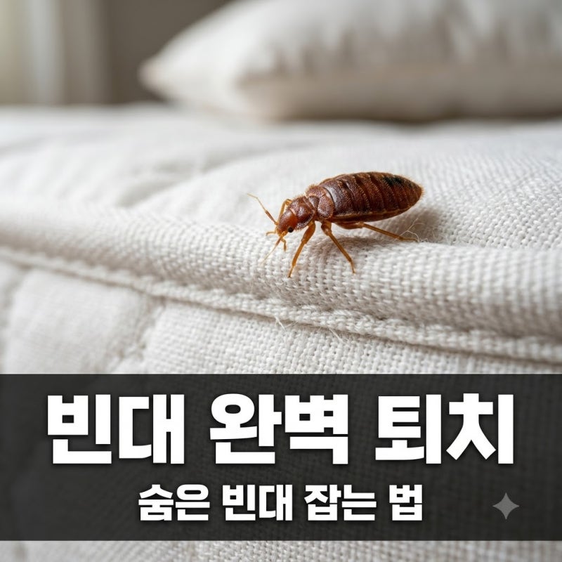 빈대 물리면 빈대퇴치법 숨은빈대 잡는법