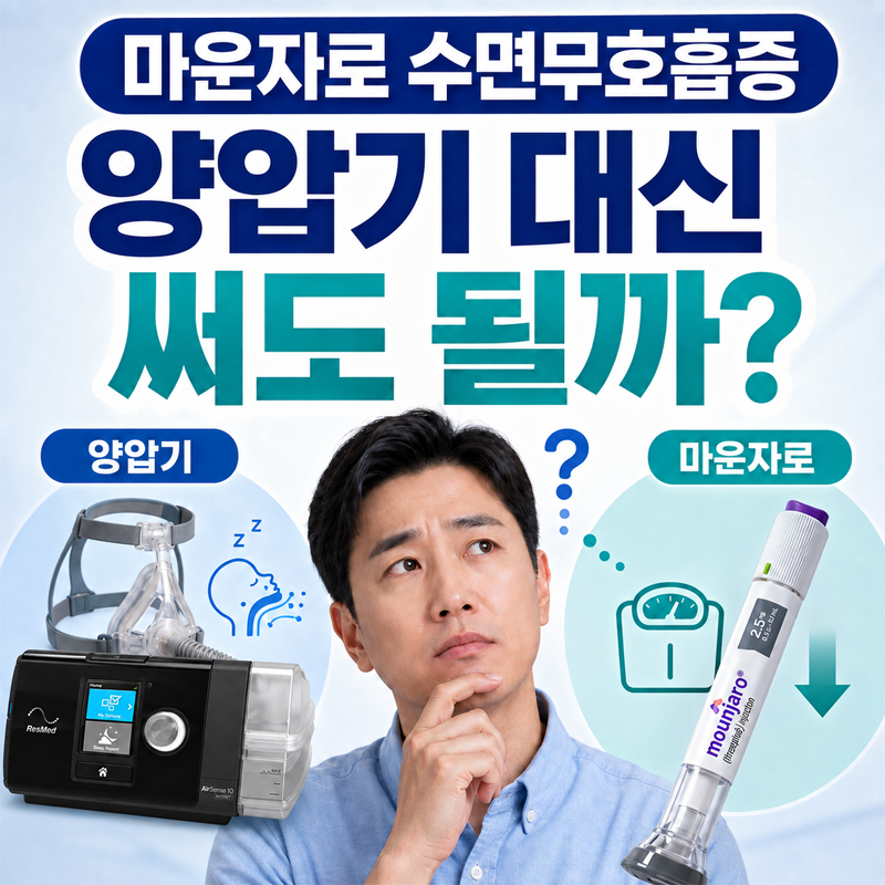 마운자로 수면무호흡증, 양압기 대신 써도 될까?