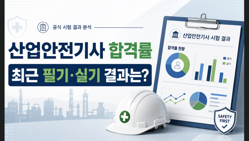 산업안전기사 합격률, 필기와 실기 결과는 어떻게 나타났을까?