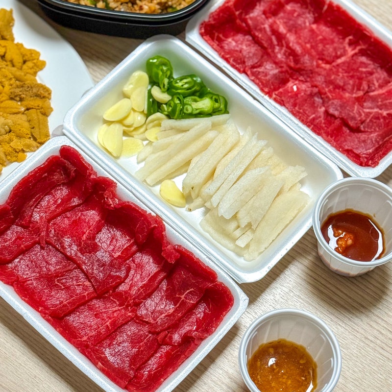 강릉 꼬막비빔밥 아직도 유명할까? 꼬막무침·육사시미 포장후기｜엄지네포장마차