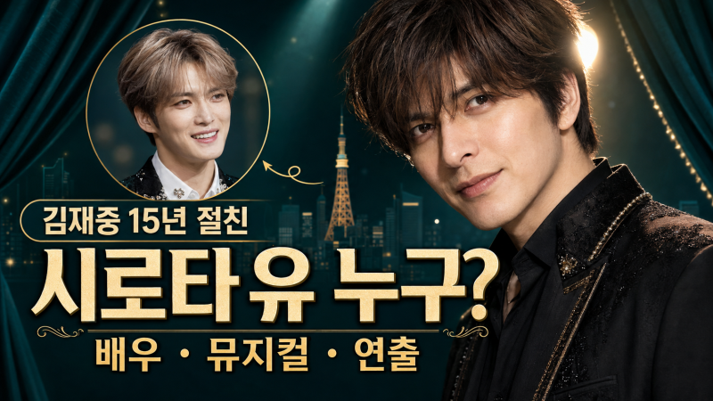 편스토랑 김재중 일본 절친 시로타 유 누구? 배우·뮤지컬 활동과 프로필