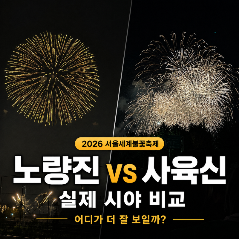 2026 서울세계불꽃축제 일정 총정리｜불꽃시간·교통통제·준비물·명당 후기