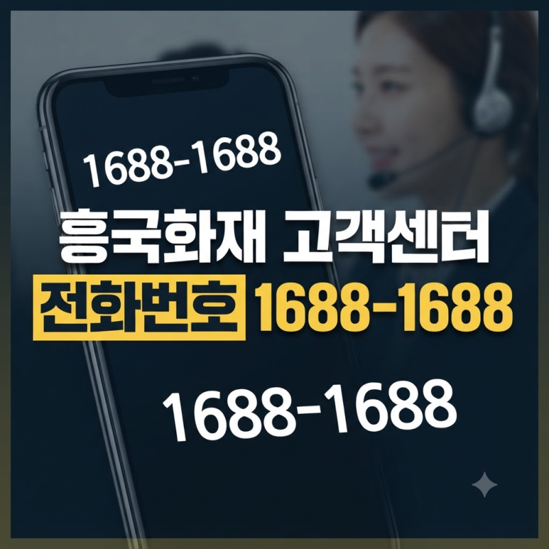 흥국화재 고객센터 상담원 연결부터 보험금 청구까지｜1688-1688 ARS 이용법