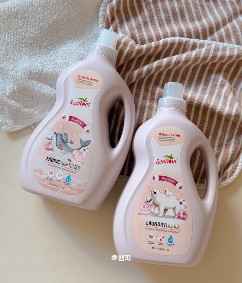 레드루트 대용량 아기 세제 추천 포근한 NEW 머스크 피오니 섬유유연제