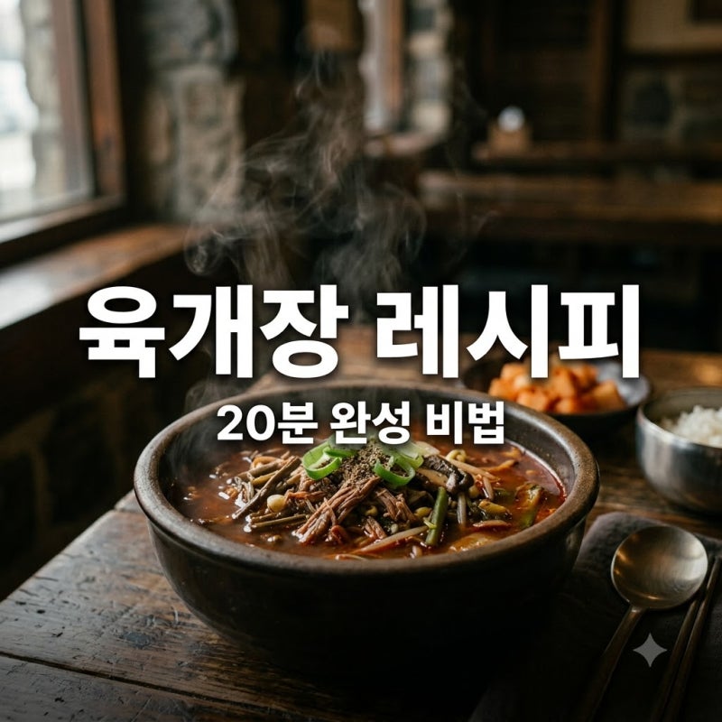 "이거 하나 넣었을 뿐인데.." 육개장레시피 30년 장인이 절대 안 알려주는 한 끗..
