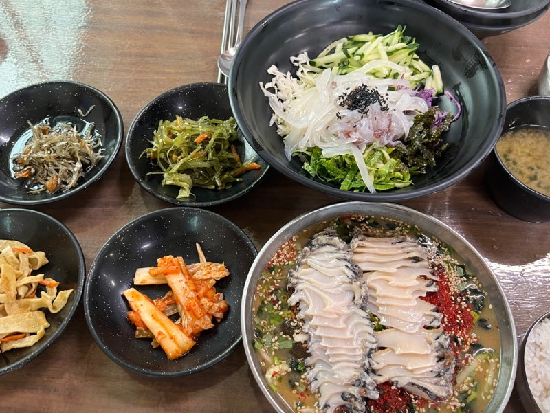 제주도 서귀포 물회 맛집 공천포식당 [한치회덮밥 전복물회 솔직후기]