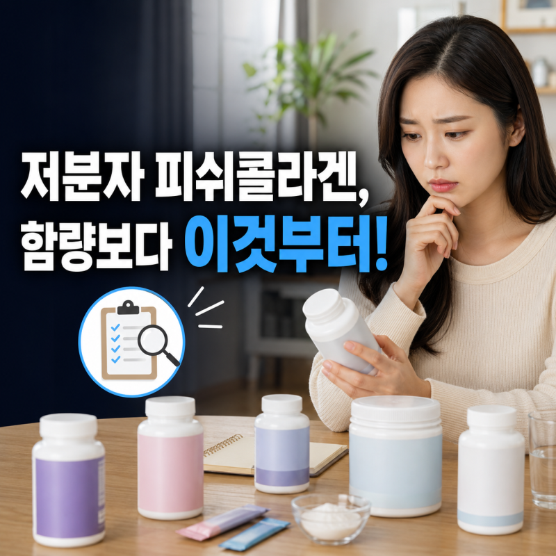 저분자피쉬콜라겐 함량보다 중요한 3가지, 제가 직접 겪어본 후기