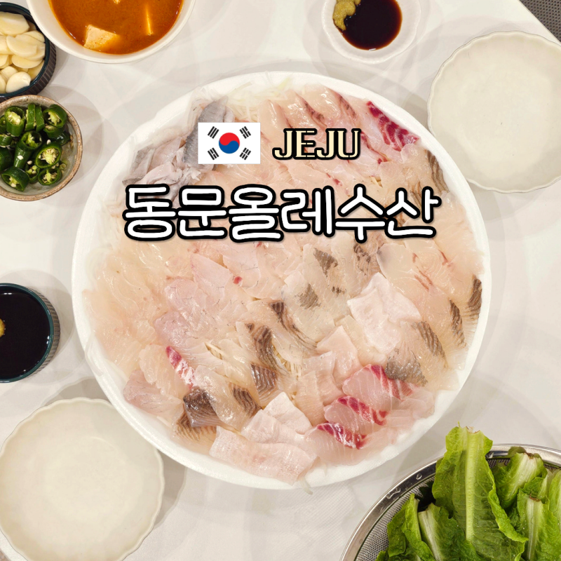 제주 동문시장 횟집 동문올레수산 제주공항 근처 회포장