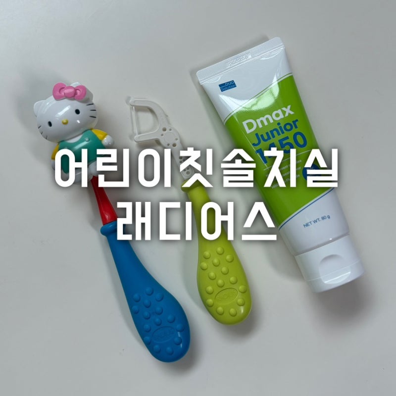 초등 어린이칫솔 미국 래디어스 어린이치실