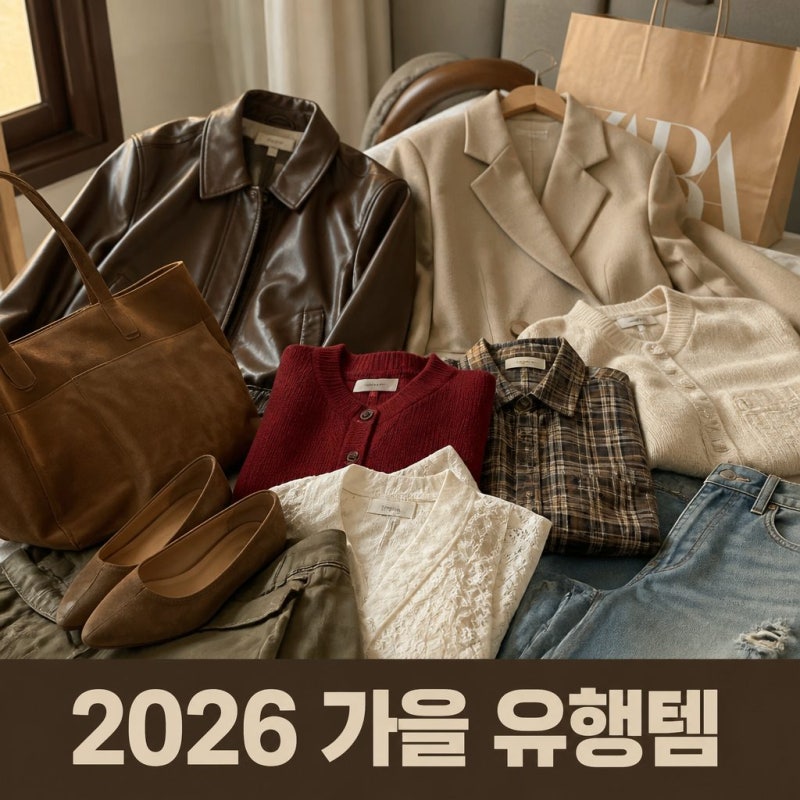 품절되기 전에 챙겨야 할 2026 가을 여자옷 유행템