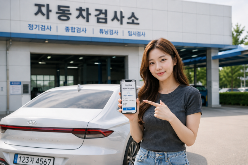 자동차검사 기간 조회 예약방법 내 차가 대상인지 1분이면 끝납니다
