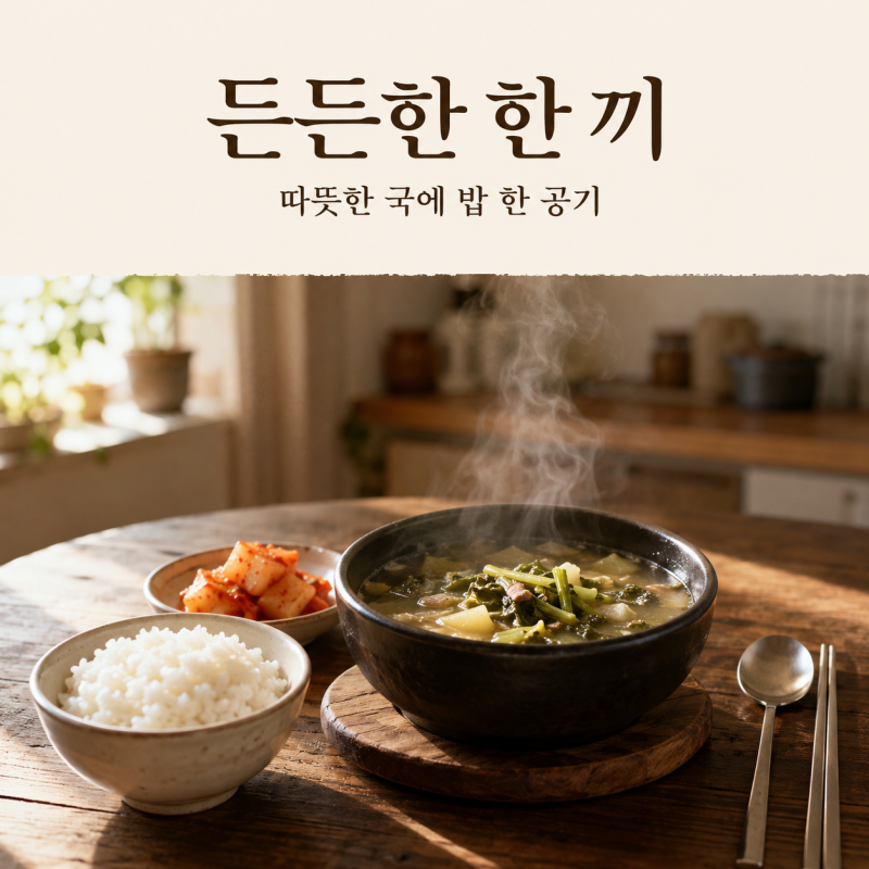 시래기해장국 맛있게 끓이는 법, 구수한 국물 만드는 순서